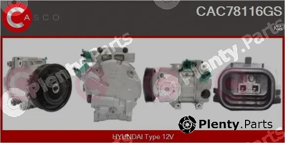 Casco CAC78116GS — Compressor, air conditioning