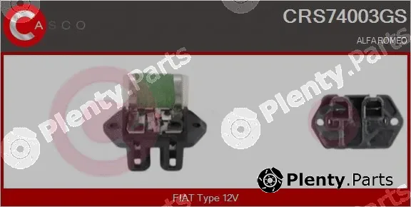 Casco CRS74003GS — Series resistor, electric motor (radiator fan)