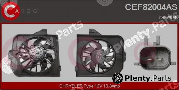 Casco CEF82004AS — Electric Motor, radiator fan
