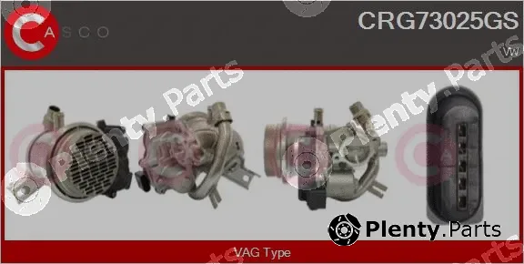 Casco CRG73025GS — Cooler, exhaust gas recirculation