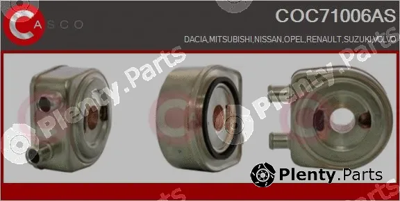 Casco COC71006AS — Oil Cooler, engine oil