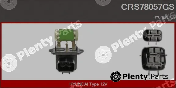 Casco CRS78057GS — Series resistor, electric motor (radiator fan)
