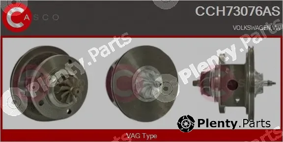 Casco CCH73076AS — Core assembly, turbocharger