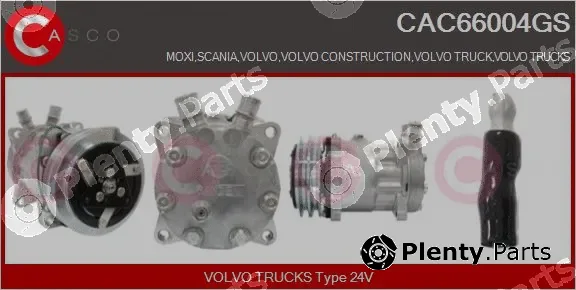 Casco CAC66004GS — Compressor, air conditioning