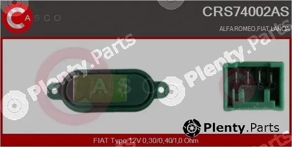Casco CRS74002AS — Resistor, interior blower