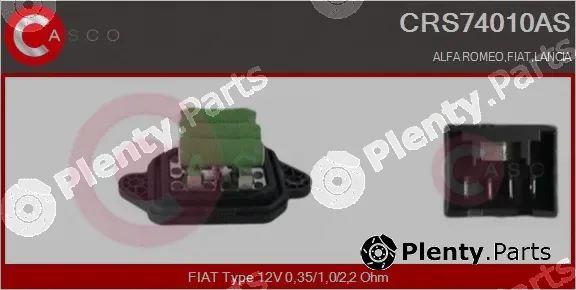 Casco CRS74010AS — Resistor, interior blower