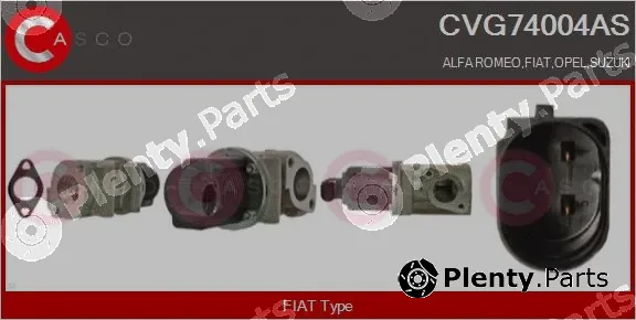 Casco CVG74004AS — EGR Valve