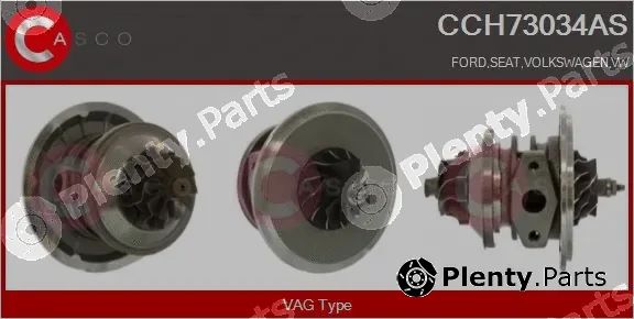 Casco CCH73034AS — Core assembly, turbocharger