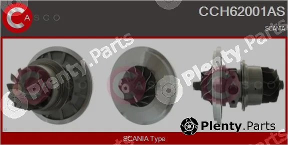 Casco CCH62001AS — Core assembly, turbocharger