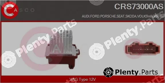 Casco CRS73000AS — Resistor, interior blower