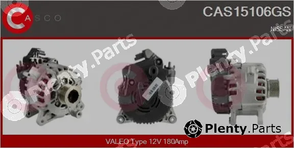 Casco CAS15106GS — Alternator, starter
