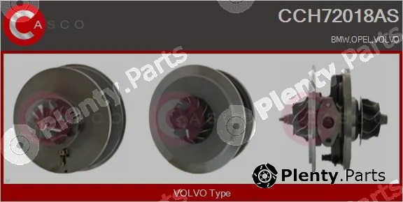 Casco CCH72018AS — Core assembly, turbocharger