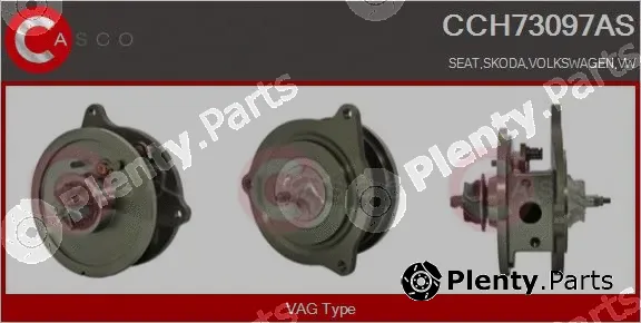 Casco CCH73097AS — Core assembly, turbocharger