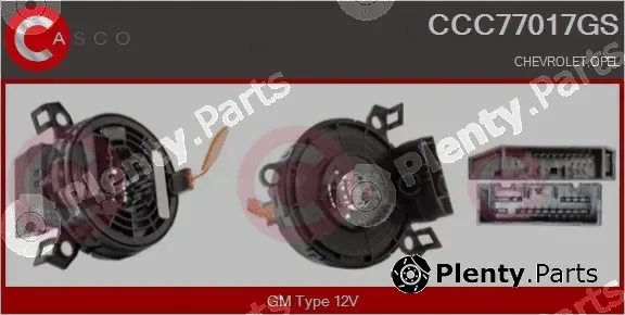 Casco CCC77017GS — Clockspring, airbag