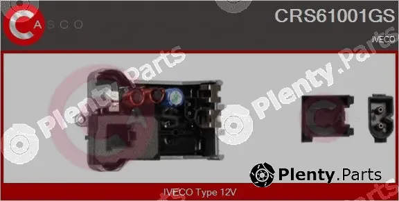 Casco CRS61001GS — Resistor, interior blower