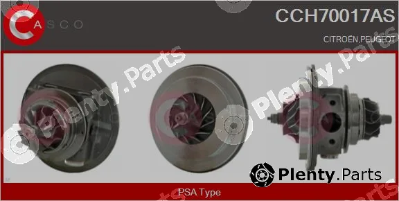Casco CCH70017AS — Core assembly, turbocharger