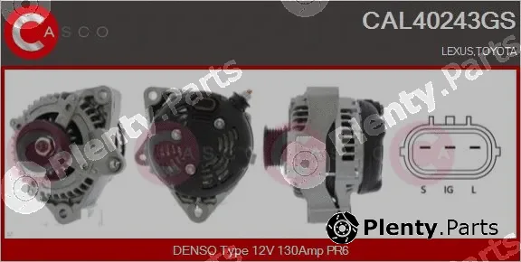 Casco CAL40243GS — Alternator