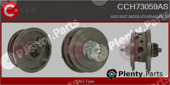 Casco CCH73059AS — Core assembly, turbocharger