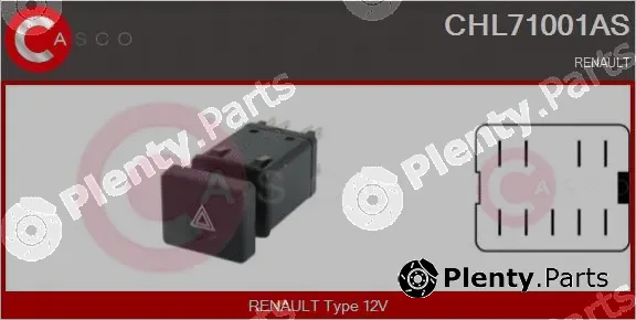 Casco CHL71001AS — Hazard Warning Light Switch