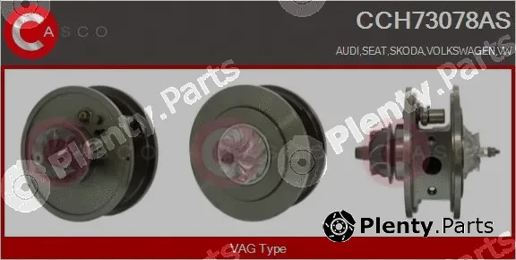 Casco CCH73078AS — Core assembly, turbocharger