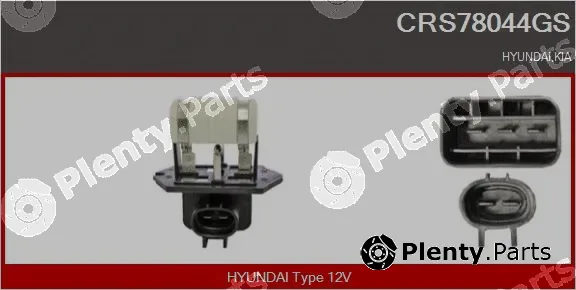 Casco CRS78044GS — Series resistor, electric motor (radiator fan)