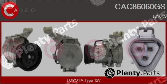 Casco CAC86060GS — Compressor, air conditioning