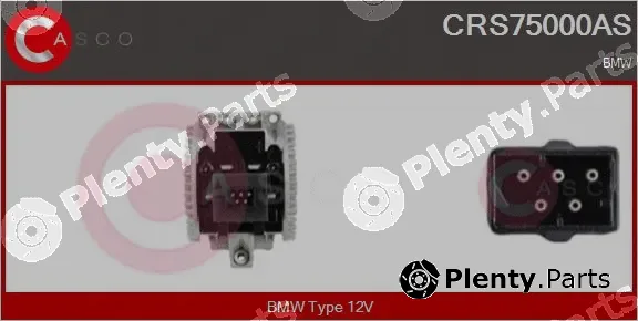 Casco CRS75000AS — Resistor, interior blower