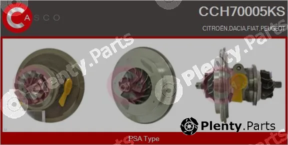 Casco CCH70005KS — Core assembly, turbocharger