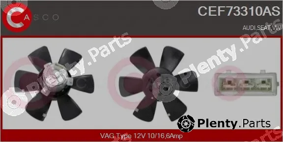 Casco CEF73310AS — Fan, engine cooling