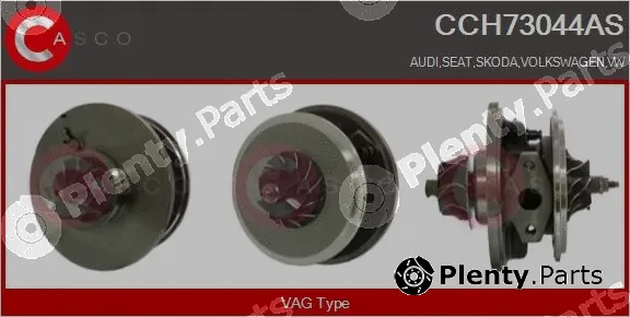 Casco CCH73044AS — Core assembly, turbocharger