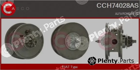 Casco CCH74028AS — Core assembly, turbocharger