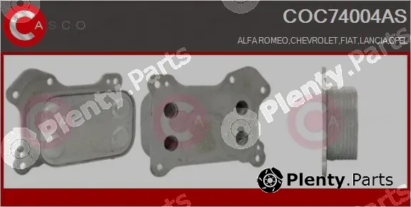 Casco COC74004AS — Oil Cooler, engine oil