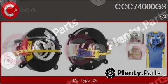 Casco CCC74000GS — Clockspring, airbag