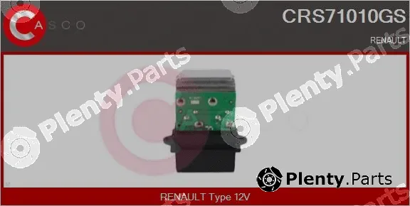 Casco CRS71010GS — Resistor, interior blower