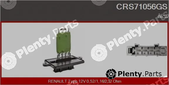Casco CRS71056GS — Resistor, interior blower