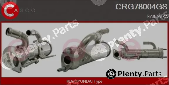 Casco CRG78004GS — Cooler, exhaust gas recirculation