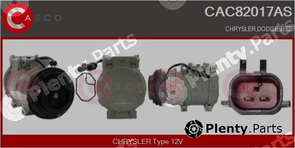 Casco CAC82017AS — Compressor, air conditioning