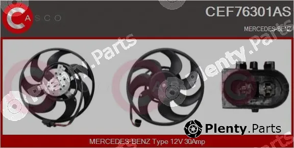Casco CEF76301AS — Fan, engine cooling