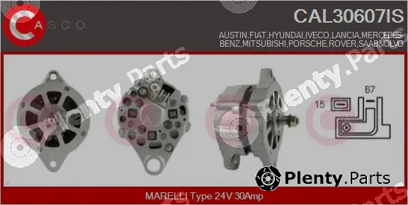 Casco CAL30607IS — Alternator