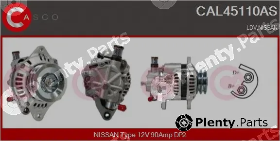 Casco CAL45110AS — Alternator