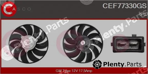 Casco CEF77330GS — Fan, engine cooling