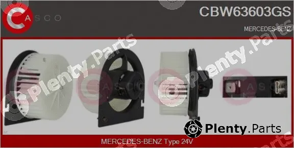 Casco CBW63603GS — Interior Blower