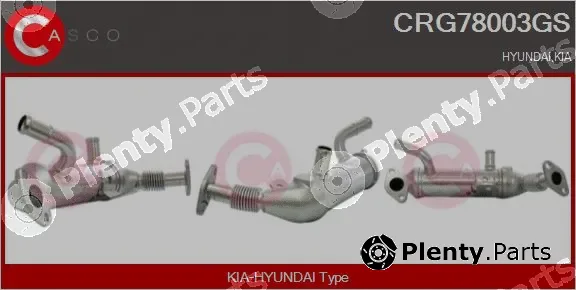 Casco CRG78003GS — Cooler, exhaust gas recirculation