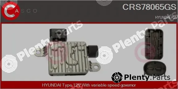 Casco CRS78065GS — Series resistor, electric motor (radiator fan)