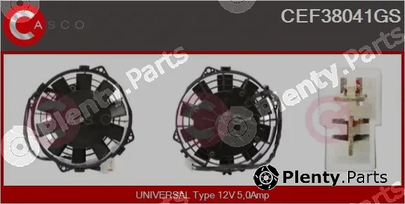Casco CEF38041GS — Electric Motor, radiator fan