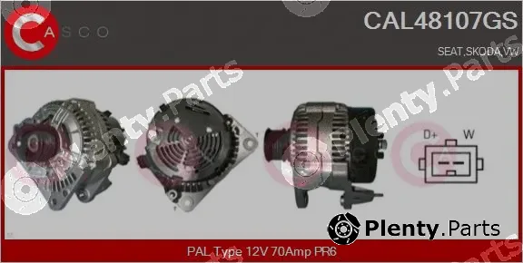Casco CAL48107GS — Alternator