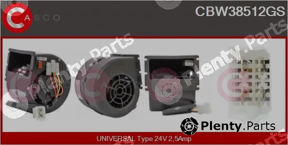 Casco CBW38512GS — Interior Blower