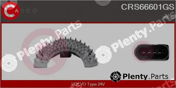 Casco CRS66601GS — Resistor, interior blower