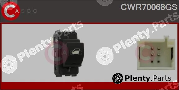Casco CWR70068GS — Switch, window regulator