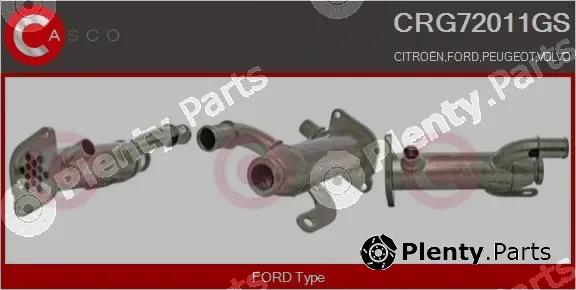 Casco CRG72011GS — Cooler, exhaust gas recirculation